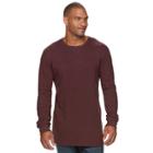 Big & Tall Sonoma Goods For Life&trade; Slim-fit Thermal Performance Crewneck Tee, Men's, Size: Xxl Tall, Brown