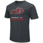 Men's Louisville Cardinals State Tee, Size: Medium, Dark Red