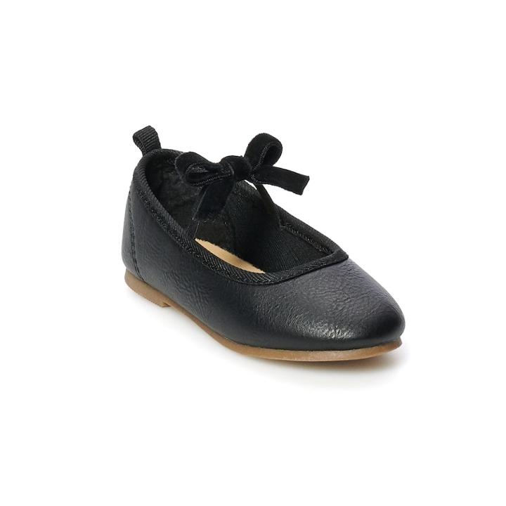 Carter's Toddler Girls' Mary Jane Flats, Size: 10 T, Black
