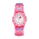 Red Balloon Kids' Time Teacher Argyle Watch, Girl's, Multicolor