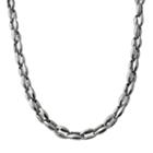 Stainless Steel Anchor Necklace - Men, Size: 22, Grey