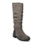 So&reg; Ellen Girls' Tall Boots, Size: 13, Med Grey