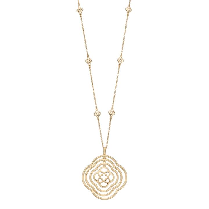 Dana Buchman Medallion Long Pendant Necklace, Women's, Gold