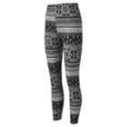 Juniors' Eye Candy Peached Print Leggings, Girl's, Size: Large, White Oth