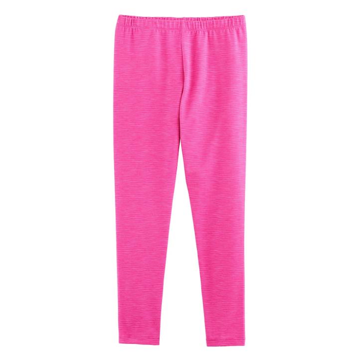 Girls 7-16 & Plus Size Full Length Leggings, Size: 10, Med Pink