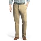 Men's Izod Classic-fit Saltwater Flat-front Pants, Size: 40x30, Med Beige