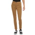 Juniors' So&reg; Color Low Rise Twill Leggings, Teens, Size: 1, Brown