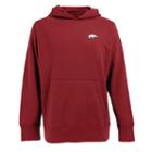 Men's Arkansas Razorbacks Signature Fleece Hoodie, Size: Medium, Red