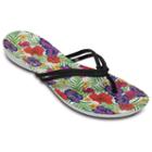 Crocs Isabella Women's Graphic Flip-flops, Size: 9, Grey Other