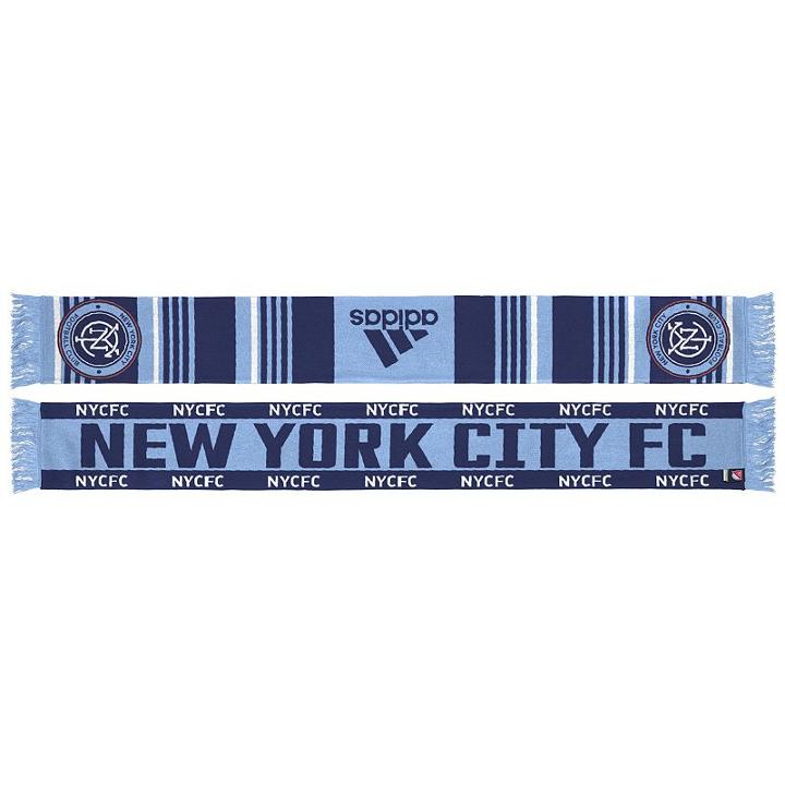 Adult Adidas New York City Fc Team Slogan Scarf, Multicolor