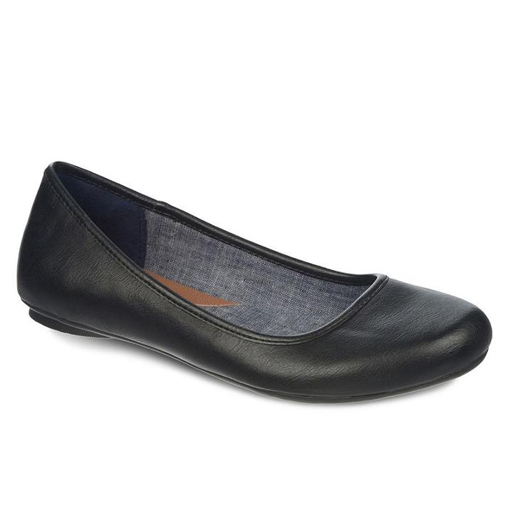 Dr. Scholl's Friendly Women's Ballet Flats, Size: Medium (7.5), Black