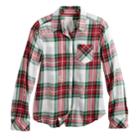 Girls 7-16 & Plus Size So&reg; Plaid Button-down Shirt, Size: 16, White