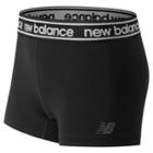 Women's New Balance Accelerate Hot Shorts, Size: Large, Black