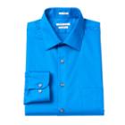 Men's Van Heusen Regular-fit Lux Sateen Dress Shirt, Size: 18-34/35, Blue Other
