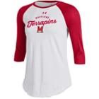 Women's Under Armour Maryland Terrapins Baseball Tee, Size: Large, Red