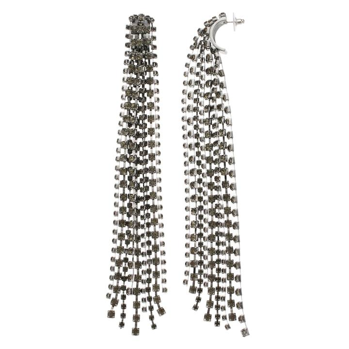 Simply Vera Vera Wang 10th Anniversary Tassel Nickel Free Drop Earrings, Women's, Grey