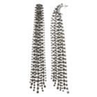 Simply Vera Vera Wang 10th Anniversary Tassel Nickel Free Drop Earrings, Women's, Grey