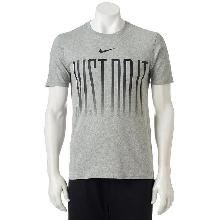 Men's Nike Just Do It Tee, Size: Small, Grey Other