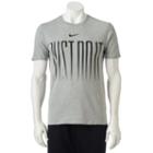 Men's Nike Just Do It Tee, Size: Small, Grey Other
