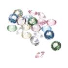 Blue La Rue Crystal Charm Set - Made With Swarovski Crystals, Multicolor