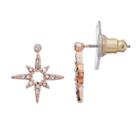 Lc Lauren Conrad Runway Collection Starburst Drop Earrings, Women's, Pink Other