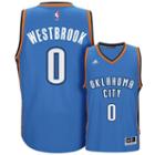 Men's Adidas Oklahoma City Thunder Russell Westbrook Swingman Nba Replica Jersey, Size: Large, Light Blue