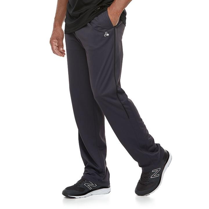 Big & Tall Tek Gear&reg; Tricot Track Pants, Men's, Size: 2xb, Dark Grey