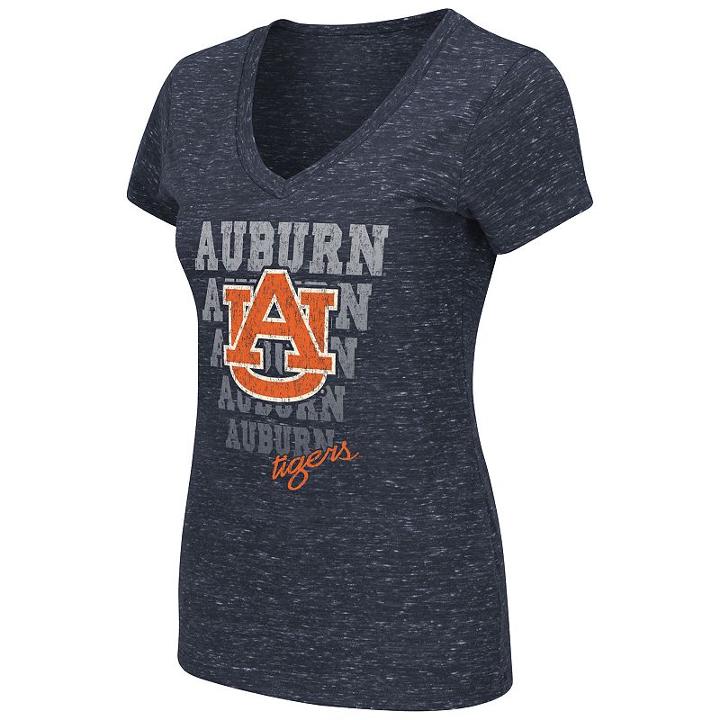 Women's Auburn Tigers Delorean Tee, Size: Small, Blue (navy)