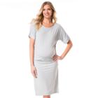 Maternity Pip & Vine By Rosie Pope Dolman T-shirt Dress, Women's, Size: M-mat, Med Blue