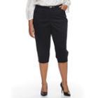 Plus Size Gloria Vanderbilt Anita Capri Pants, Women's, Size: 24 W, Blue
