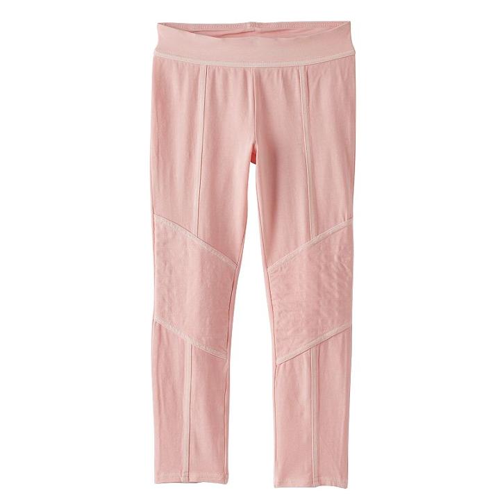 Girls 4-10 Jumping Beans&reg; Moto Leggings, Size: 6, Brt Pink