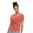 Women's Adidas Outdoor Mountain Graphic Tee, Size: Medium, Red