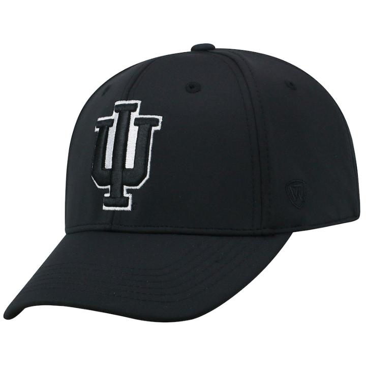 Adult Top Of The World Indiana Hoosiers Tension Cap, Men's, Black