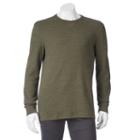 Men's Sonoma Goods For Life&trade; Heathered Thermal Tee, Size: Xl, Dark Green