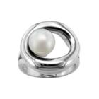 Sterling Silver Freshwater Cultured Pearl Ring, Women's, Size: 7, Grey