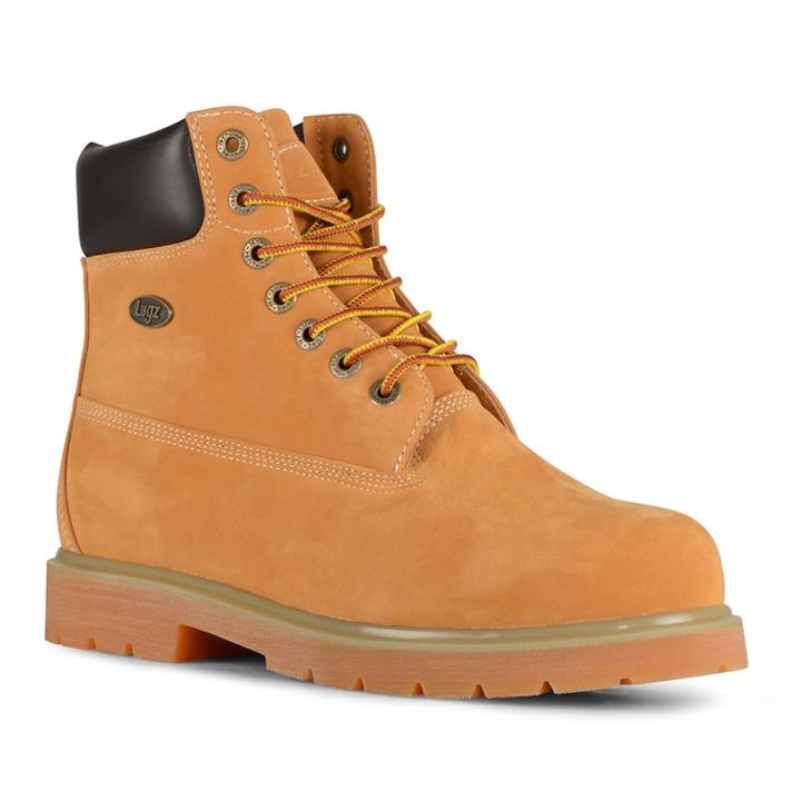 Lugz Drifter Men's Steel Toe Work Boots, Size: Medium (7.5), Orange