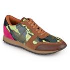 Journee Collection Qkermi Women's Fashion Sneakers, Girl's, Size: 6, Brown