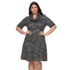 Plus Size Apt. 9&reg; A-line Scarf Sweater Dress, Women's, Size: 3xl, Oxford