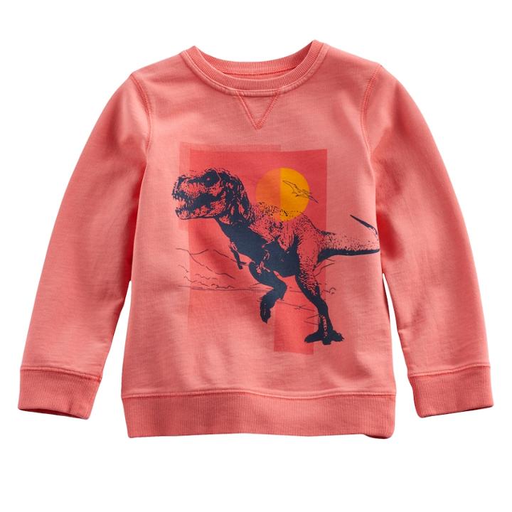 Boys 4-7x Sonoma Goods For Life&trade; Heathered Pullover Sweatshirt, Size: 6, Light Pink