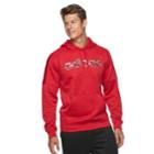 Men's Adidas Linear Logo Pullover Hoodie, Size: Small, Red Other