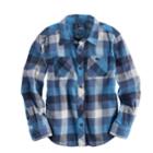 Boys 4-7x Sonoma Goods For Life&trade; Plaid Button-down Shirt, Size: 6, Blue (navy)