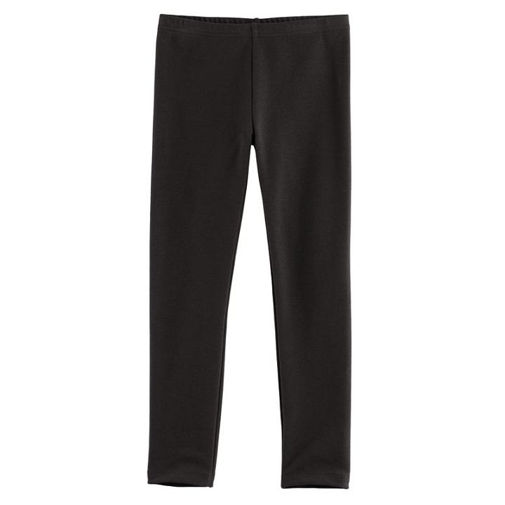 Girls 4-10 Jumping Beans&reg; Fleece-lined Leggings, Size: 4, Black