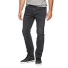 Men's Marc Anthony Luxury+ Slim-fit Straight Stretch Jeans, Size: 32x36, Black