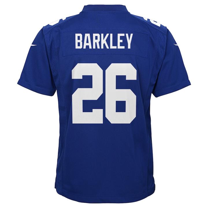 Boys 8-20 Nike New York Giants Saquon Barkley Jersey, Size: L 14-16, Blue