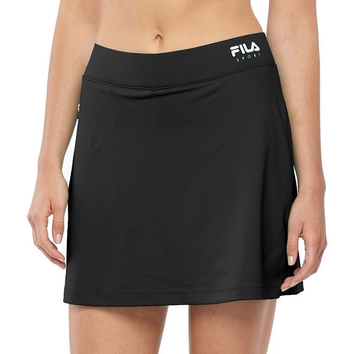 Women's Fila Sport&reg; Knit Golf Skort, Size: Xl, Black