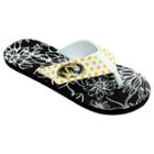 Women's College Edition Missouri Tigers Floral Polka-dot Flip-flops, Size: Medium, White