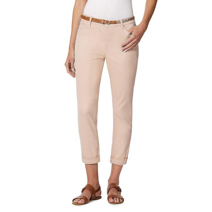 Women's Gloria Vanderbilt Stefania Slim Fit Ankle Jeans, Size: 12, Lt Beige