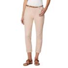 Women's Gloria Vanderbilt Stefania Slim Fit Ankle Jeans, Size: 12, Lt Beige