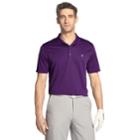 Men's Izod Swingflex Champion Classic-fit Grid Performance Golf Polo, Size: Medium, Purple