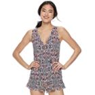 Juniors' Joe B Lace Back Romper, Girl's, Size: Xl, White Oth